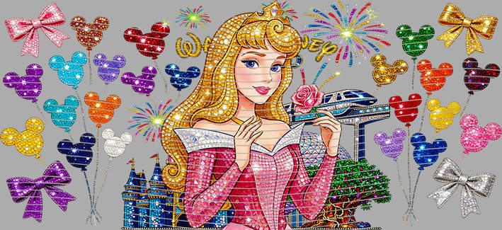 16oz Disney style-D-3506